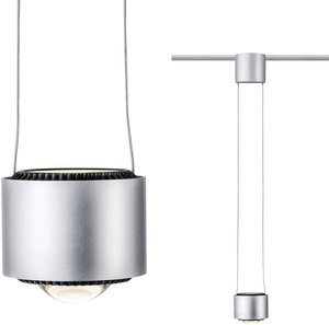 Lampa do systemu szynowego, wysokonapięciowego Paulmann URail Aldan 95520 LED wbudowany na stałe 8.5 W LED 820 lm chrom (matowy), czarny