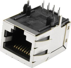 złącze żeńskie do wbudowania poziomego RJ45 econ connect MSLT45A  1 szt.