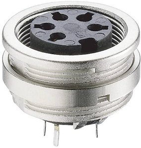 Złącze męskie okrągłe DIN KFR 30 Lumberg KFR 30 złącze żeńskie do wbudowania pionowego Ilość styków: 3  srebrny 1 szt.