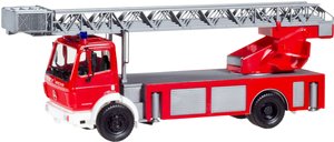 Model pojazdu uprzywilejowanego Herpa 094108 H0 Mercedes Benz Drabina obrotowa SK&#39,88, straż pożarna