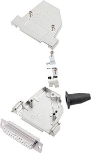 Zestaw listew żeńskich D-Sub encitech DTSL37-SJSRG-S-DBS-W-K 6355-8090-14, rzędy: 2, styki: 37, 45 °, 1 szt.