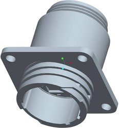 Obudowa żeńska CPC z kołnierzem, 1 szt.