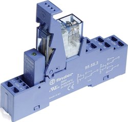 Moduł przekaźnikowy Finder 49.72.9.024.0050 24 V/DC  2 zestyki przełączne  1 szt.