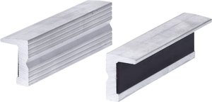 Aluminiowe szczęki ochronne do imadła, struktura, 100mm Szczęki zaciskowe KS Tools  914.0080
