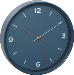 TFA Dostmann 60.3056.06 Kwarcowy Zegar ścienny 309 mm x 50 mm  niebieski