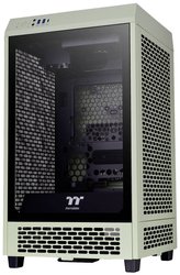 Thermaltake The Tower 200 Mini Tower Obudowa do komputera  jasnozielony z 2 wentylatorami, z okienkiem, z filtrem przeciwkurzowym