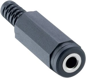 Złącze męskie jack 3,5 mm Lumberg 1522 02 1522 02, stop Cu, niklowany, złącze żeńskie proste, 1 szt.