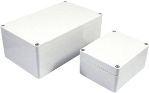 Obudowa instalacyjna Camdenboss, poliwęglan, szaro-biały (ral 7035), (D x S x W) 171 x 121 x 80 mm, 1 szt.