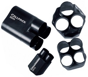 Dwużyłowa rurka termokurczliwa CellPack SEH2/30-10/B 125374, 1 szt.