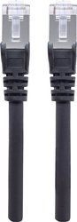 Kabel sieciowy Intellinet Cat7 S/FTP ze złączem Cat6a 100% miedzi LS0H 0,5m, czarny Kabel LAN Intellinet 740623, 1 szt., RJ45, CAT 6a, S/FTP, 0.50 m, czarny