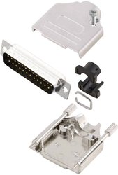 Zestaw listew męskich D-Sub MH Connectors MHDTZK25-DB25P-K, rzędy: 2, styki: 25, 180 °, 1 szt.