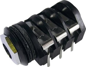 Złącze męskie jack 6,35 mm Cliff CL1334A CL1334A, niklowany, 1 szt.