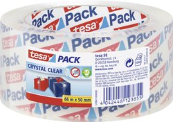 Taśma pakowa tesa tesapack® 57807-00000-01 CRYSTAL CLEAR (D x S) 66 m x 50 mm 66 m 1 szt.