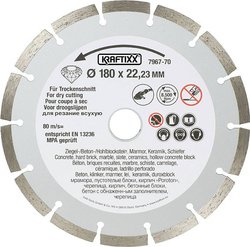 kwb 796770  Tarcza tnąca diamentowa Średnica 180 mm Średnica otworu 22 mm  1 szt.