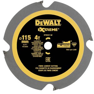 Piła tarczowa PCD 115/9,5mm 4Z Tarcza tnąca DEWALT   1 szt.