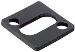 Płaska uszczelka do złącza wtykowego do zaworu elektromagnetycznego, wersja C, seria 230 czarny   binder Zawartość: 1 szt.
