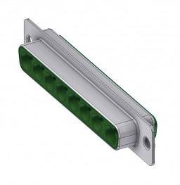 Złącze D-Sub, hybrydowe Deltron Connectors DTS 8W8 S, styki: 8, 180 °, 1 szt.