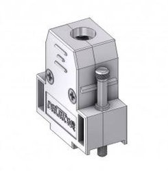 Obudowa złącza D-SUB Deltron Connectors CTLM09SM3, tworzywo sztuczne, metalizowane, 180 °, 1 szt.
