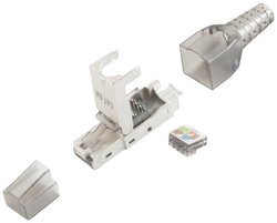 Złącze męskie RJ45 BKL Electronic 10121201, RJ45 Cat6, CAT 6a, piny:8P8C, 1 szt.