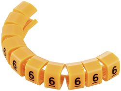 Oznacznik kablowy TRU COMPONENTS TC-MB2/6203 1593428, poliamid, 4 do 5.10 mm, 10 szt.