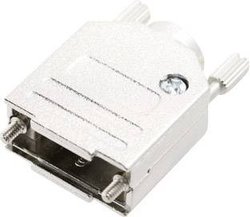 Obudowa złącza D-SUB Ilość styków: 25 metal 180 ° srebrny MH Connectors MHDTZK-N-25-RA-K 1 szt.