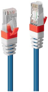 Lindy Cat.6 (A) SSTP / S/FTP Kabel sieciowy PIMF Premium 0,3 m Niebieski 0,3 m Kabel LAN LINDY 45372, 1 szt., RJ45, 0.30 m, niebieski