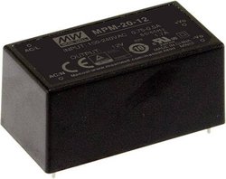Zasilacz impulsowy MEANWELL serii MPM-20 Medical Enkered Single Output: 20W Zasilacz AC/DC Mean Well MPM-20-3.3 3.3 V/DC 4.5 A 14.9 W
