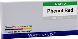 Tabletki Water ID 50 Tabletten Phenol Rot für FlexiTester