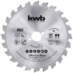 Tarcze pilarskie do płyt wiórowych do pił tarczowych Ø 210 x 30 mm Tarcza tnąca kwb  216 x 30 mm 1 szt.