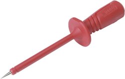 Zabezpieczona końcówka pomiarowa złącze wtykowe, 4 mm CAT II 1000 V czerwony SKS Hirschmann PRUEF 2600 C2