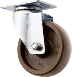 TOOLCRAFT TO-5137944 Kółko obrotowe poliamid i włókno szklane 100 mm z płytką montażową Maksymalne obciążenie: 125 kg