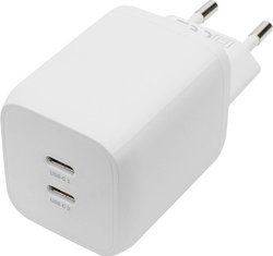 Digitus DA-10063 Adapter ładowania 65 W samolot, dom, samochód ciężarowy, gniazdo Ilość wyjść: 2 x USB-C
