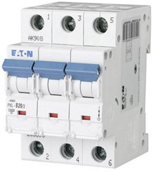 Wyłącznik instalacyjny Eaton PXL-C20/3, 20 A, C/10 n
