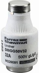 Mersen 00598.035700 Bezpieczniki topikowe   Rozmiar bezpiecznika = DIII  35 A  500 V