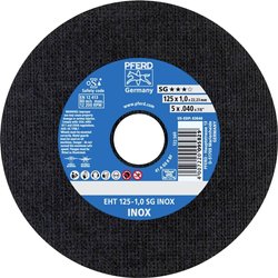 Tarcza tnąca prosta PFERD EHT 125-1,0 SG INOX 61341116 125 mm 25 szt.