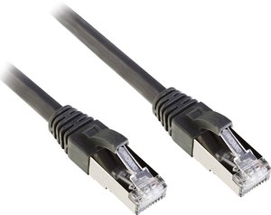 Lindy CROMO Patch Cord Premium 6 SSTP / S / FTP, antracyt 0,5 m Kabel LAN LINDY 47211, 1 szt., RJ45, 0.50 m