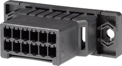 Obudowa złącza pin żeńskiego na PCB TE Connectivity D-3100D 178803-6, wire-to-board, piny: 12, 15 A, 1 szt.