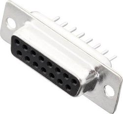 Listwa żeńska D-Sub 180 ° Ilość styków: 15 lutowane MH Connectors MHDD15-F-T-B-S 1 szt.