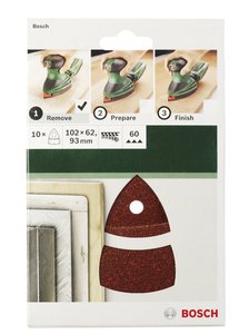Papier ścierny do multinarzędzia Bosch Accessories  2609256A63 102 mm 10 szt.