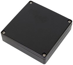 Obudowa uniwersalna Hammond Electronics 1551WXBK, (S x W x G) 80 x 80 x 22 mm, ABS, 1 szt.