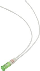 Standardowa lampa sygnałowa z żarówką TRU COMPONENTS 1524027 9 mm 230 - 230 V zielony 1 szt.