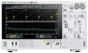 Oscyloskop 12-bitowy, 70 MHz, 2 Gsa/s, 2 kanały analogowe Oscyloskop cyfrowy Rigol HDO1072 70 MHz 2 GSa/s