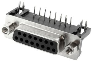Listwa żeńska D-Sub Connfly DS1037-15FNAKT74-0CC, rzędy: 2, styki: 15, 1 szt.