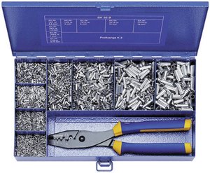 Zestaw końcówek rurkowych Klauke SK32B, 0.50 mm² - 16 mm², 4900 szt.