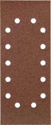Taśmy szlifierskie, WOOD &amp, METAL, korund, 115 x 280 mm, perforowane, ziarnistość 80 Papier ścierny kwb  818708 280 mm 10 szt.