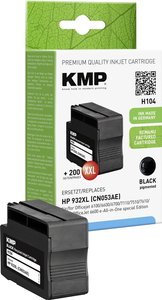Wkład atramentowy KMP H104 czarny 1725 4001 atrament KMP H104 1725,4001, 1 szt.