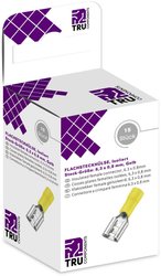 TRU COMPONENTS T1904C108 Asortyment konektorów płaskich, żeńskich 15 szt.