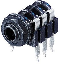 Złącze męskie jack 6,35 mm Rean AV NYS218 NYS218, mosiądz, gniazdo, 1 szt.