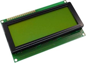 Wyświetlacz LCD Display Elektronik DEM20486SYH-LY  żółto-zielony 20 x 4 Pixel (S x W x G) 98 x 60 x 11.6 mm