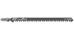 Brzeszczot do wyrzynarki T 344 D, Speed for Wood, Zestaw 3 szt. Bosch Accessories 2608637944 3 szt.